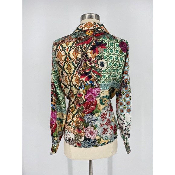 Zara Multicolor Patterned Blouse - Picture 8 of 15